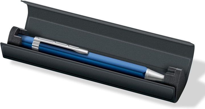 STAEDTLER TRX 766TRX3 07ST Drehbleistift (ergonomische Dreikantform, matte samtweiche Aluminium-Ober