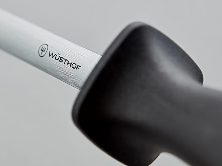 WÜSTHOF Wetzstahl sharpening steel, 26 cm, Schwarz / Silber 26 cm oval, 26 cm oval