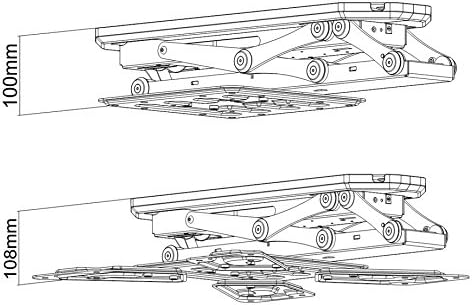 Multibrackets - TV-Deckenhalterung mit Motor. Für TV bis 55". Ref. Motor Ceiling Mount