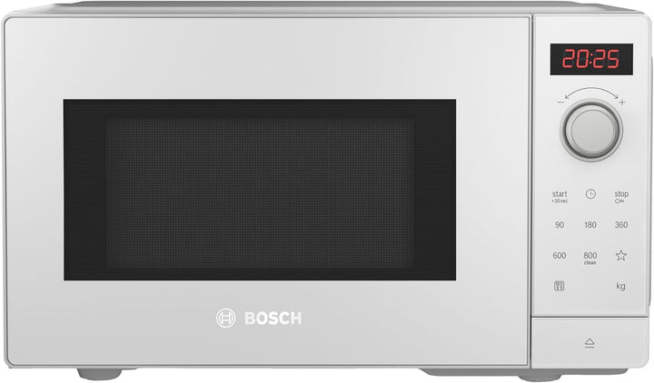 Bosch FFL023MW0 Serie 2 Mikrowelle, 26 x 44 cm, 800 W, Drehteller 27 cm, Türanschlag Links, AutoPilo