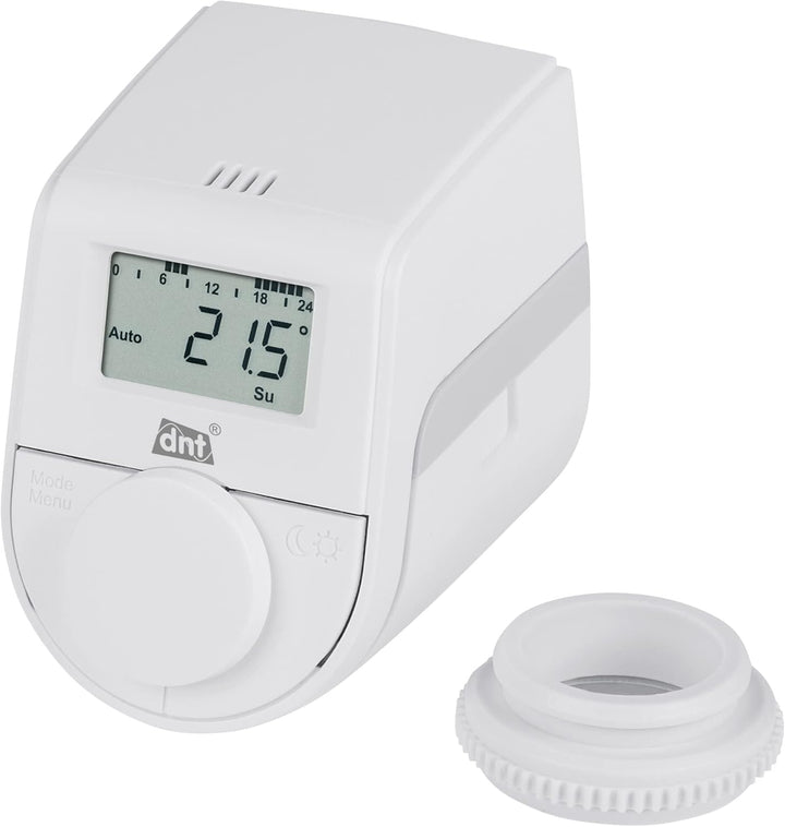 DNT 4er-Set Heizkörperthermostat ThermoTune, Stand-Alone, ca. 4 Jahre Batterielaufzeit, 4er-Set
