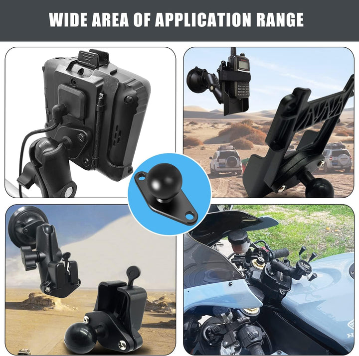 Ram Mount Arm Handyhalter Fahrrad Kugelkopf Wandhalterung Diamant Base 2 Stck 1" Handyhalterung zum