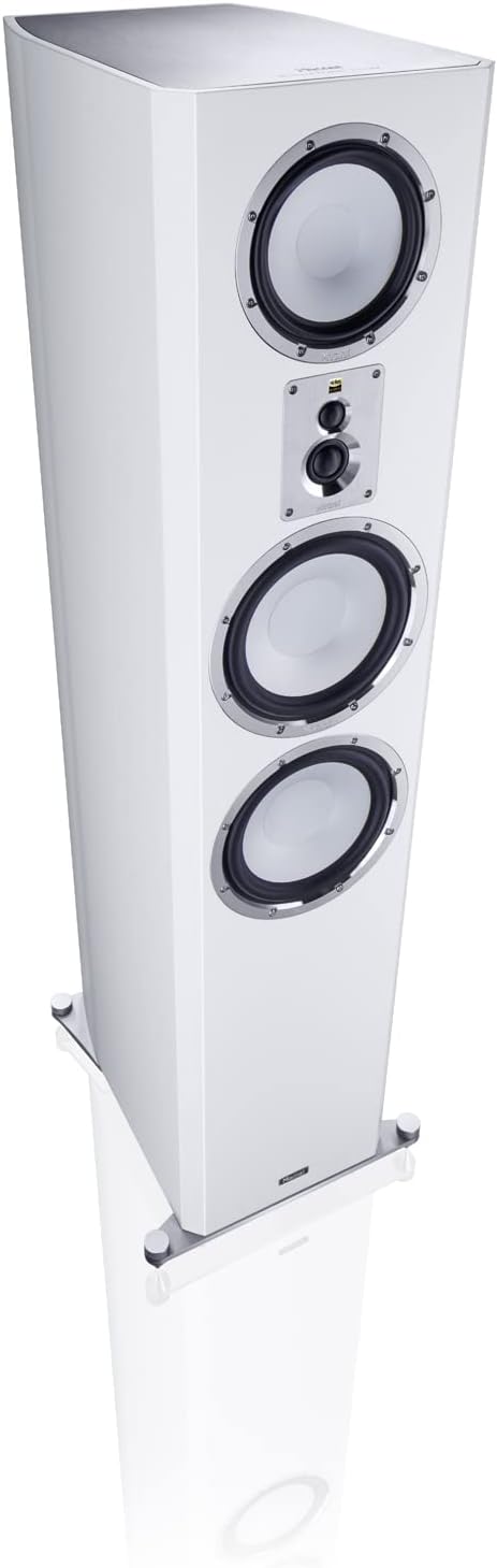 Magnat Signature 1109, High-End-4-Wege-Bassreflex Standlautsprecher 1 STÜCK, Weiss, Weiss