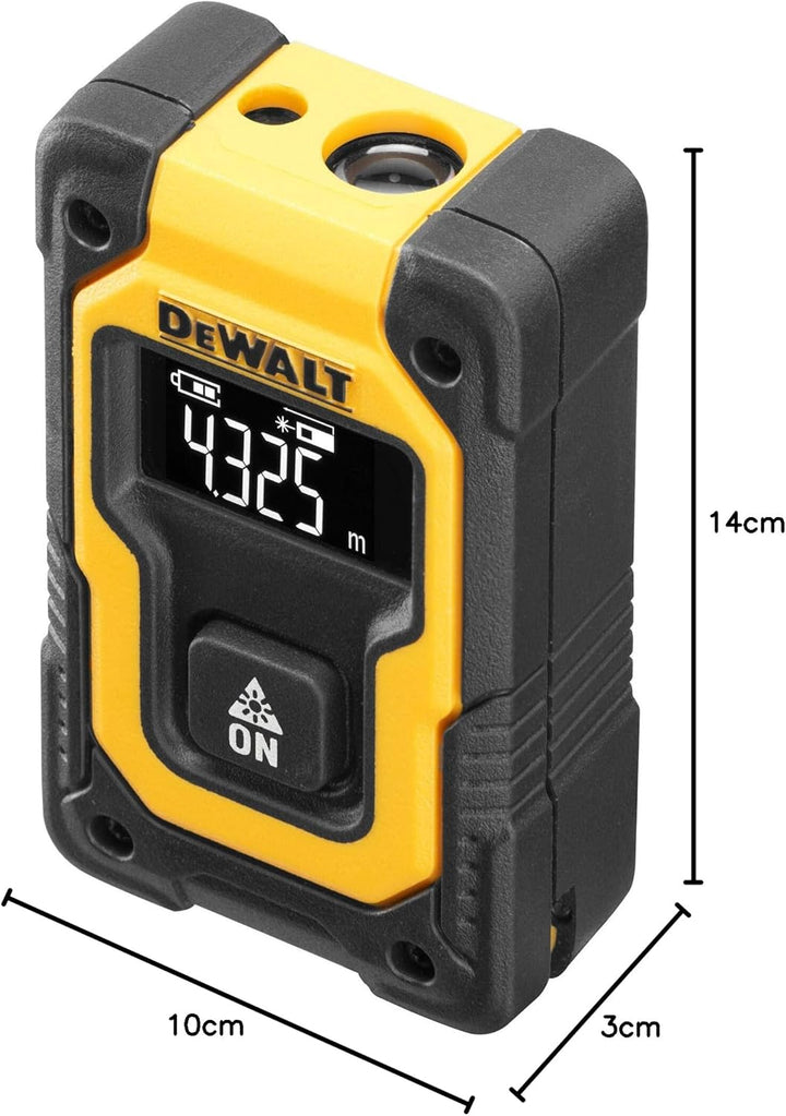 DEWALT láser de bolsillo con alcance 16m. Solo distancias, Multicolor 16 m, 16 m