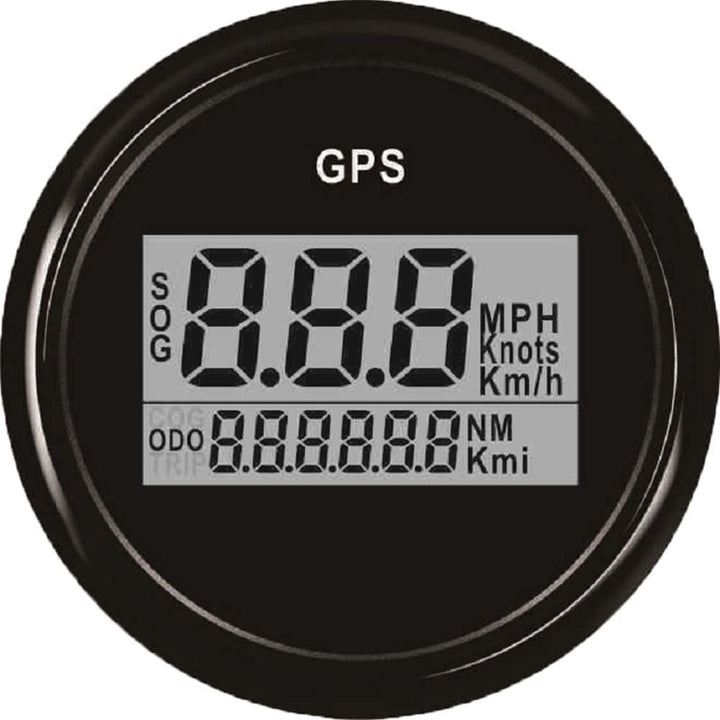 ELING Garantierter digitaler GPS-Tachometer Kilometerzähler für Autoboot mit Hintergrundbeleuchtung