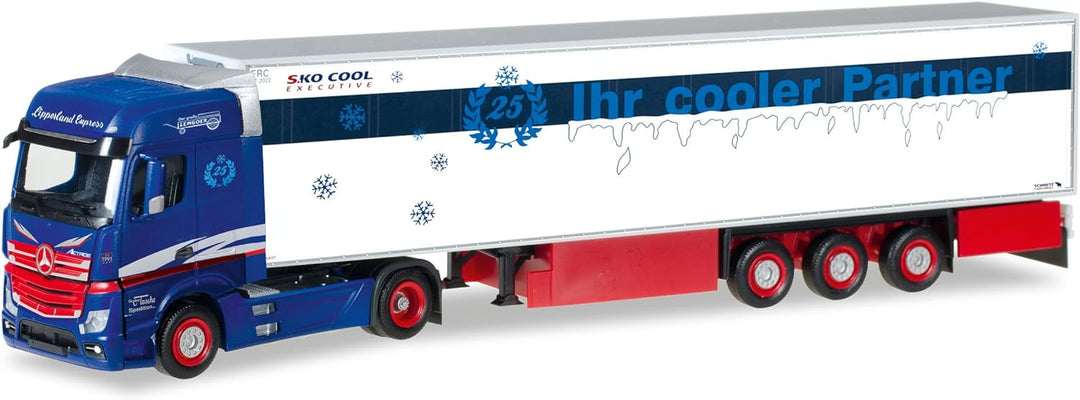 herpa 307178 Mercedes-Benz Actros Bigspace Kühlkoffer-Sattelzug Spedition Tasche