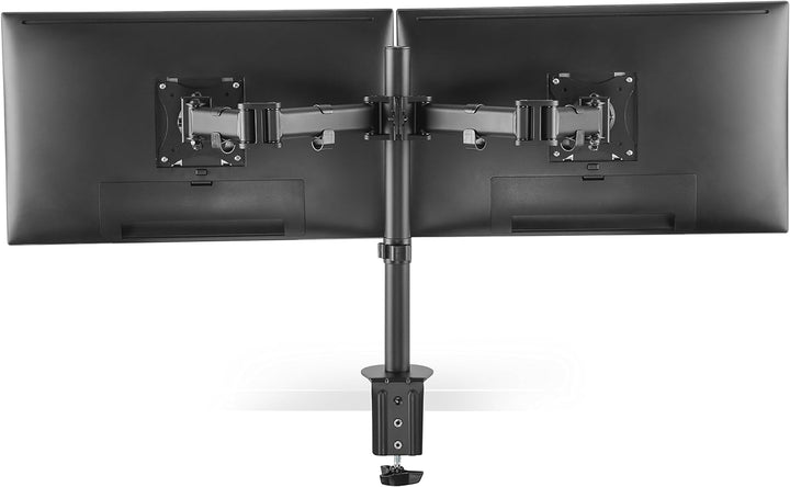 HALTERUNGSPROFI Dual 2 Fach Tischhalterung für LED und LCD Monitore bis 27 Zoll VESA 75x75 100x100 O