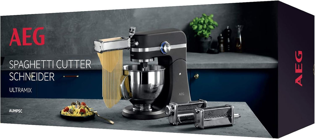AEG AUMPSC Spaghetti-Schneider für Küchenmaschinen (Ideal für selbstgemachte Spaghetti, hochwertige
