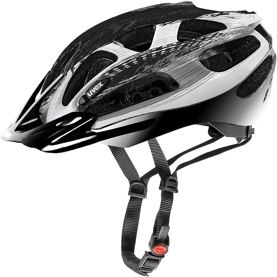 Uvex Supersonic Mountainbike Helm - Silver-Black silver black 52-57 cm, silver black 52-57 cm