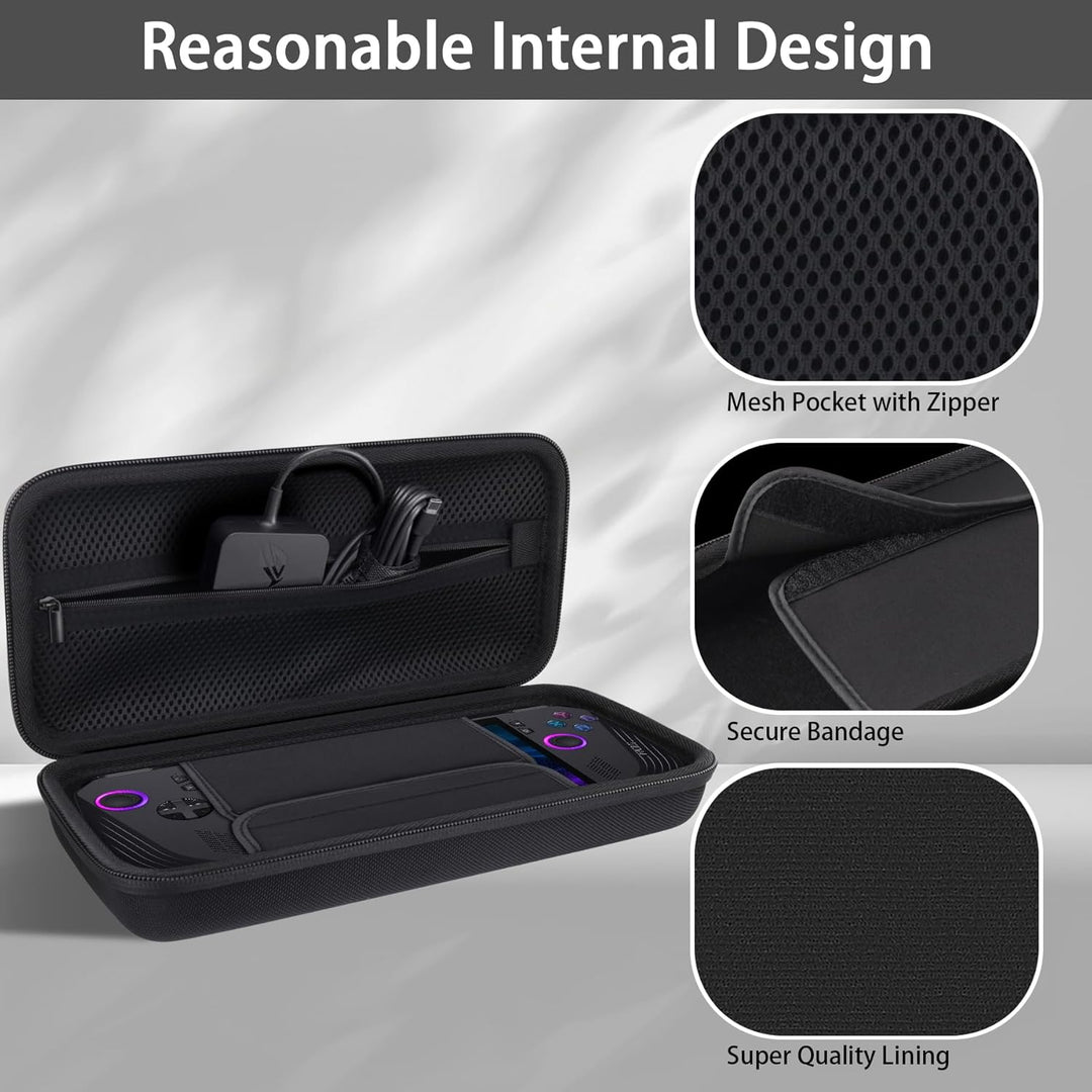 co2CREA Hart Schutzhülle Tasche für ASUS Rog Ally X 2024 RC72LA /Rog Ally Ryzen Z1 /Rog Ally AMD Ryz