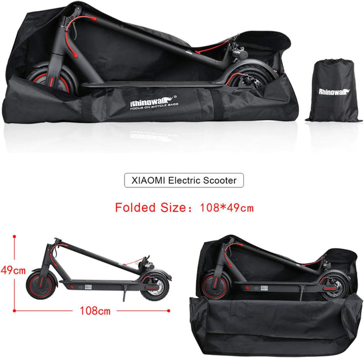 BAIGIO E-Scooter Transporttasche Elektroroller Tragetasche Faltbar Aufbewahrungstasche Elektro Rolle