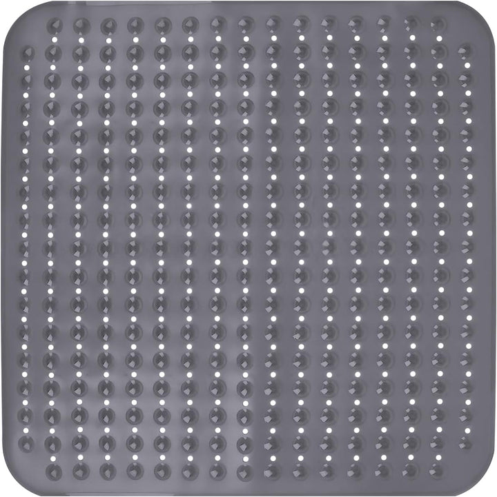 Leeko 80x80cm Duschmatten, rutschfest Badematte mit 285 SaugnÀpfen und Abflusslöchern, PVC Material