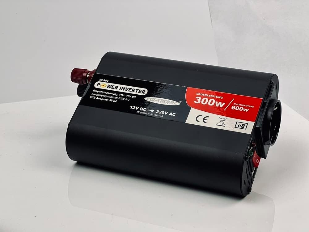 DC/AC Spannungswandler 12V auf 230V 300W / 600W Inverter KFZ Wechselrichter USB