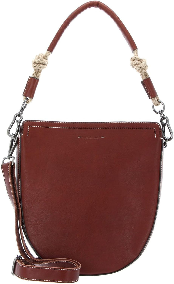 FREDsBRUDER Veg Tan Collection Sailor Shoulder Bag Dark Cognac