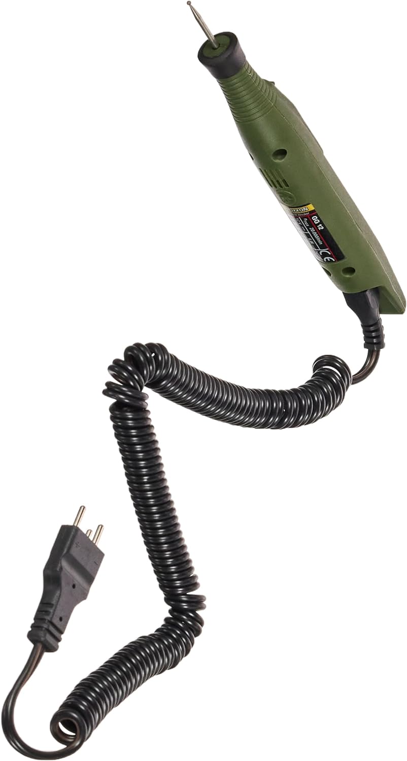 Proxxon 28592 Graviergerät GG 12 inkl. 1 Diamantschleifstift (Kugelkopf 1,8 mm)