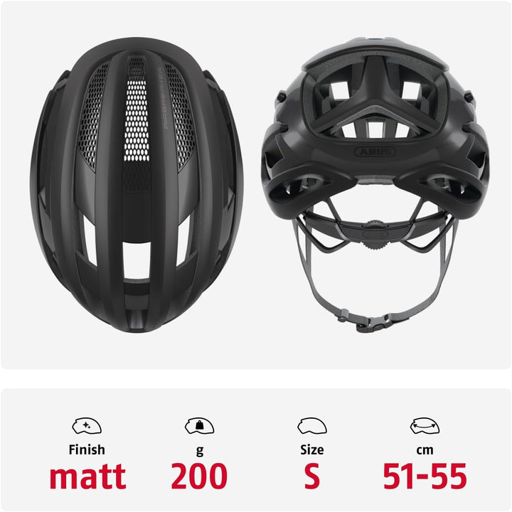 ABUS Rennradhelm AirBreaker - High-End Fahrradhelm für den professionellen Radsport - für Jugendlich