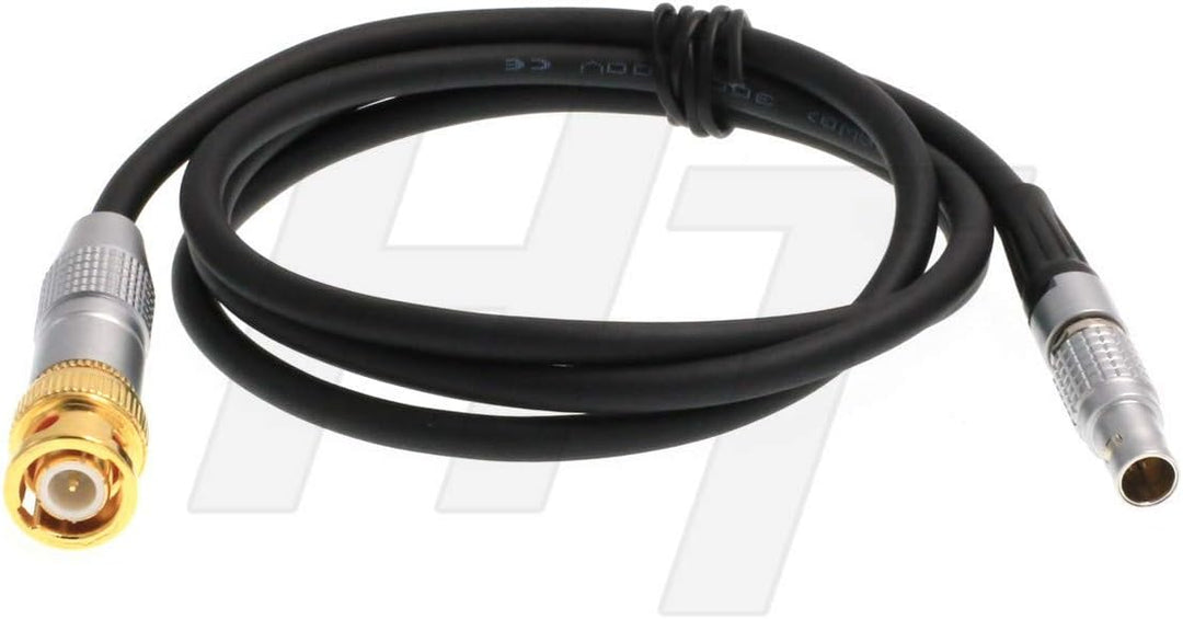 HangTon Timecode Sync-Kabel BNC auf 5 Pin für Soundgeräte Ambient ARRI Alexa Kamera 100 cm (BNC auf