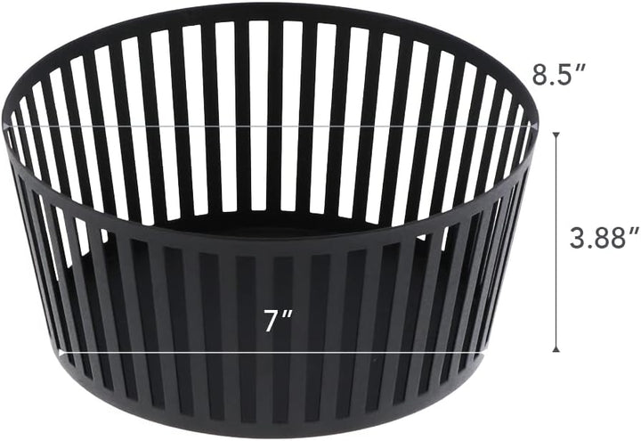 Fruit basket deep - Tower - black Schwarz, Schwarz