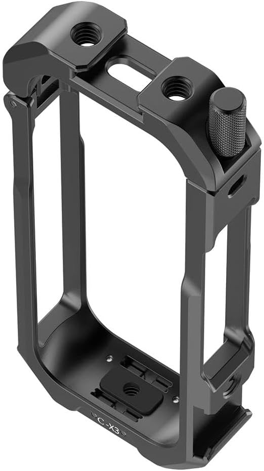 ULANZI 3197 Vlog Rig/Käfig für Insta360 X3 zum Schutz und Hinzufügen von Zubehör aus Aluminiumlegier