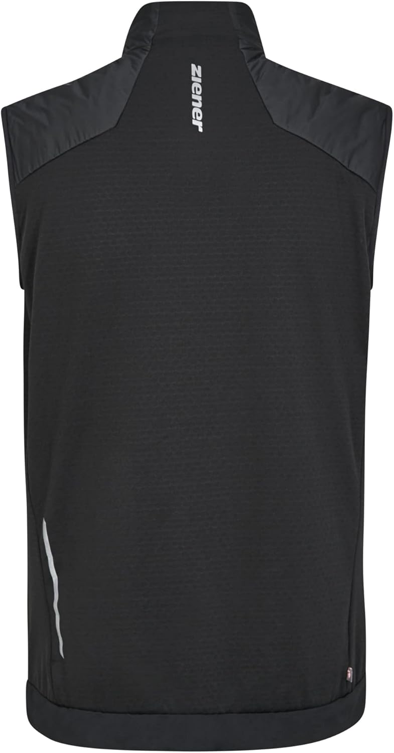 Ziener Herren Nauri Funktions- / Hybrid-Weste, Bergsport | wattiert, winddicht, Primaloft (1er Pack)