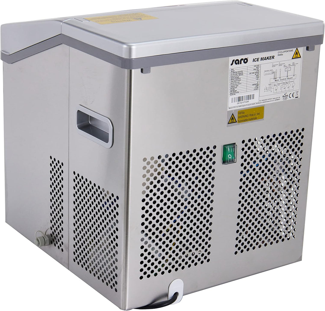 Saro EB 15 Eiswürfelbereiter/15 kg/24 h/230 V/1 Ph/0,16 kW/3 Eiswürfelgrössen, Single