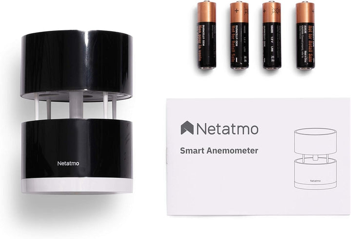 Netatmo Windmesser für Netatmo-Wetterstation, schwarz, NWA01-WW, 16 cm