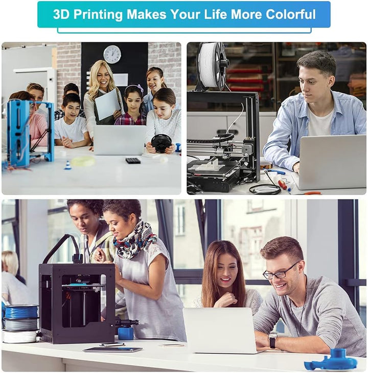 Creality Offizielles PLA Filament 1.75mm, 3D Drucker Filament, Filament-3D-Druckmaterialien, Toleran