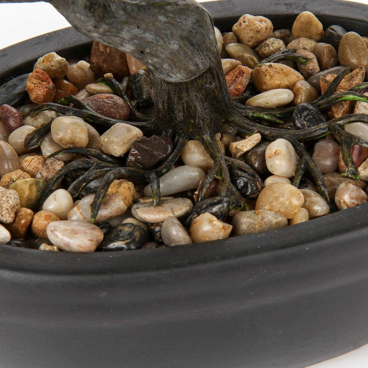 Briful Kunstbonsai Naturgetreue Künstliche Pflanze Kunstbaum Bonsai Zeder Kiefer Podocarpus Plastik