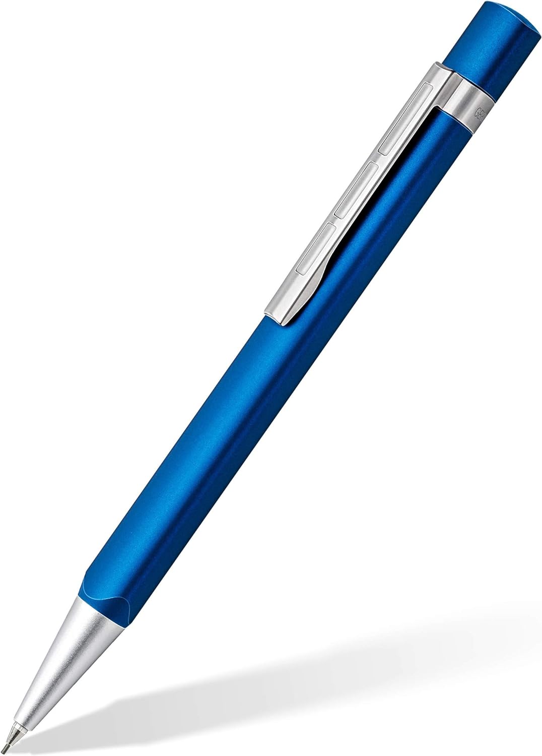 STAEDTLER TRX 766TRX3 07ST Drehbleistift (ergonomische Dreikantform, matte samtweiche Aluminium-Ober