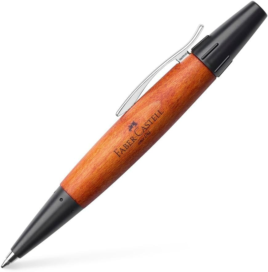 Drehkugelschreiber E-MOTION Birnbaumholz, in Geschenketui