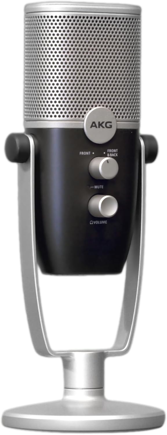AKG Pro Audio Ara Professionelles USB-C Kondensatormikrofon, Dual Pattern Audio Capture Modes für Po