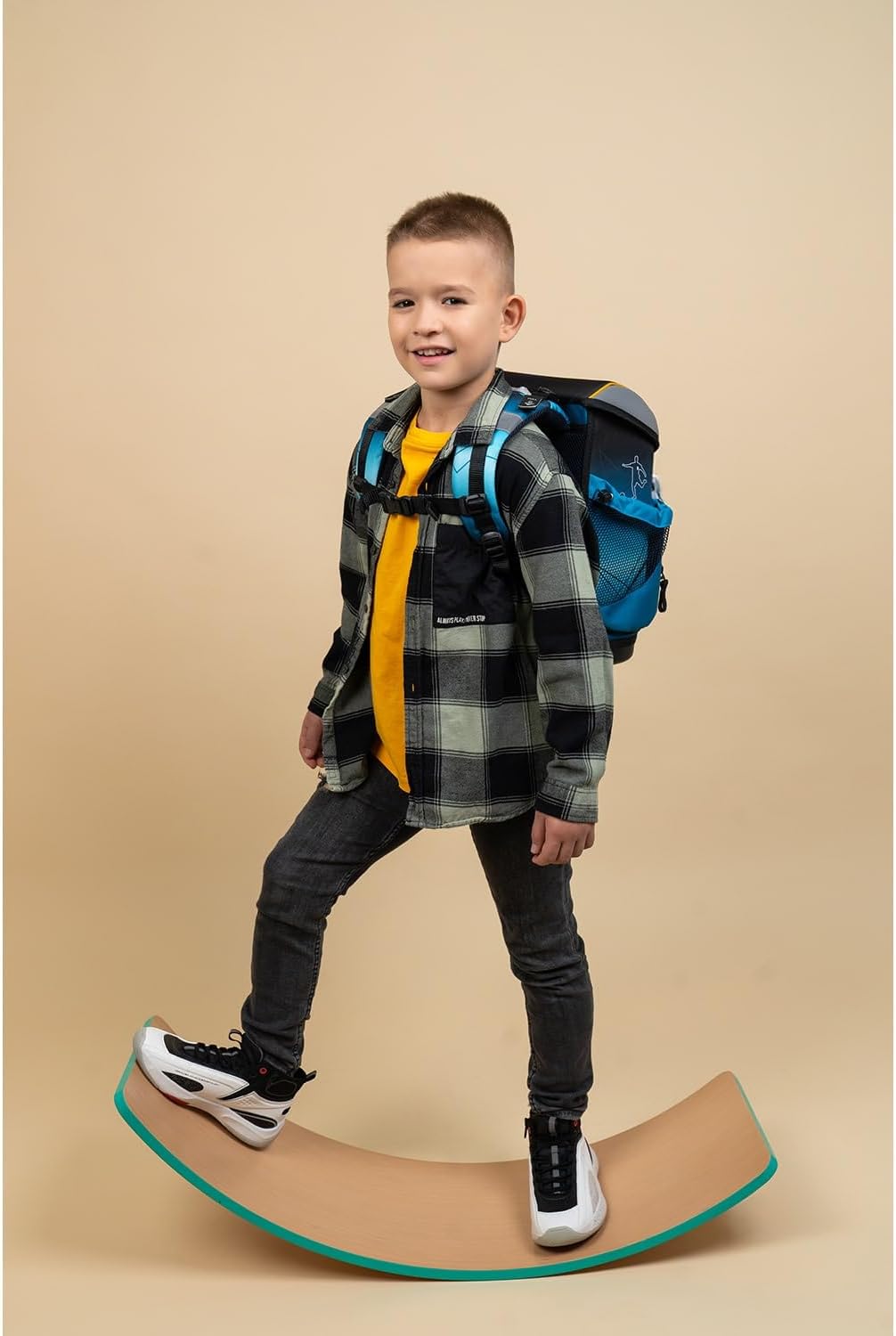 Belmil Mini-Fit Schulranzen Set 4 -teilig (405-33/AG/S) (Fire Footbal), Fire Footbal