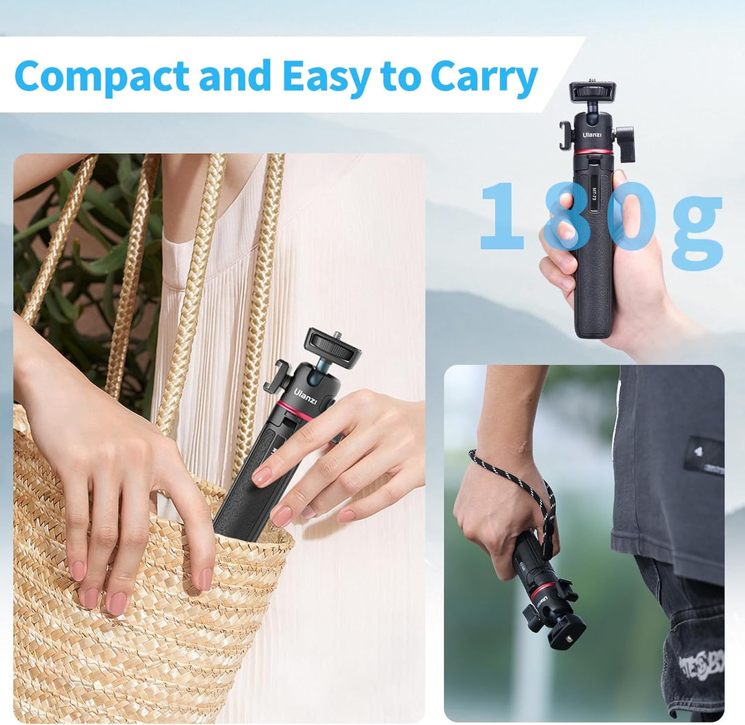 Mini Kamera Stativ 54cm/21.6in, ULANZI MT-73 Stativ Kamera Klein mit 1/4'' Schraube, Reise Stativ, P