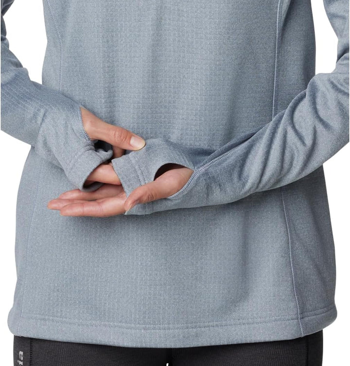 Columbia Damen Park View Grid Fleece XS Cirrus Grey, XS Cirrus Grey