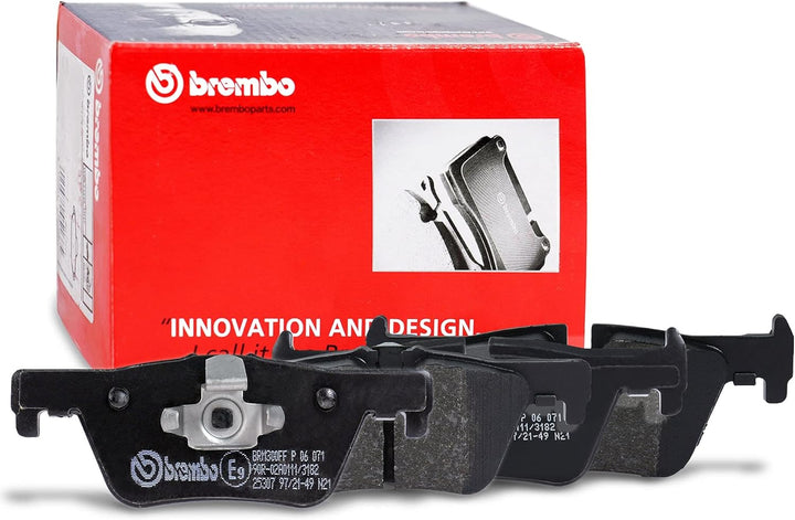 Brembo P06071 Hintere Bremsbeläge, Anzahl 4