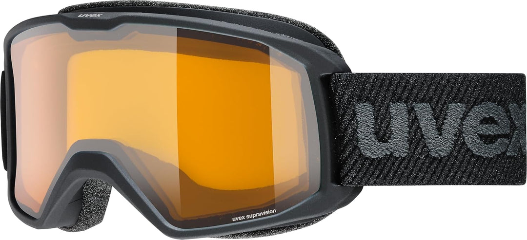Uvex Unisex Elemnt Lgl Skibrille (1er Pack) Einheitsgrösse black/lasergold lite-clear, Einheitsgröss