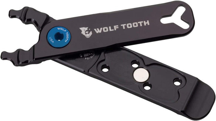 Wolf Tooth Pack Zange Master Link Combo Kettenwerkzeug (schwarz/blau), Blau