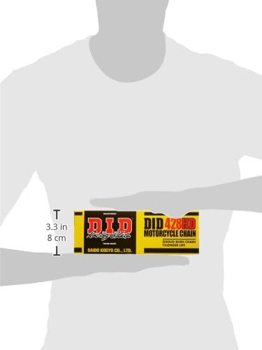 DID Kette 428 HD, 136 Glieder (Standard), offen mit Clipschloss