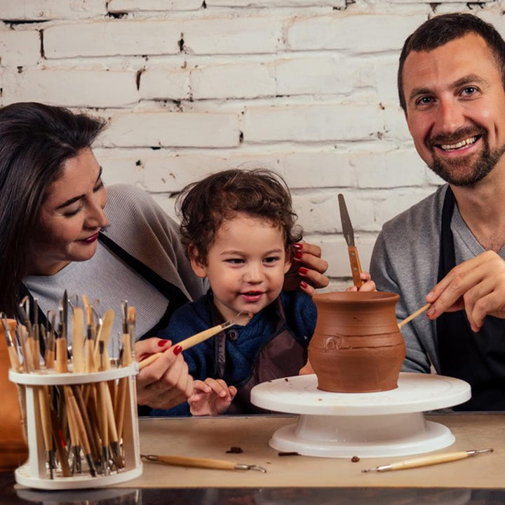 TWBEST Modellierwerkzeug Set,56 Stück Modellier-Werkzeug Sculpting Werkzeug,Polymer Clay Werkzeuge P