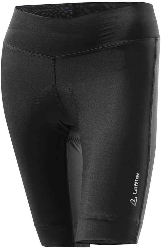 Löffler Tour Kurze Rad Tights Damen schwarz