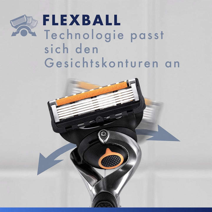 Gillette Fusion5 Proglide 1 Rasierer 8 Ersatzklingen mit neuem Everglide Gleitstreifen für noch sanf