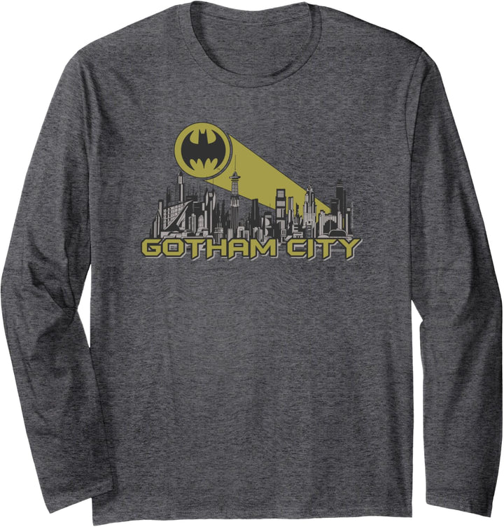 Batman Gotham Skyline Langarmshirt
