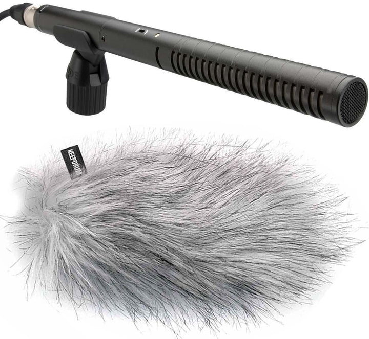 Rode NTG-2 Richtmikrofon NTG2 + keepdrum WS-WH Fell-Windschutz