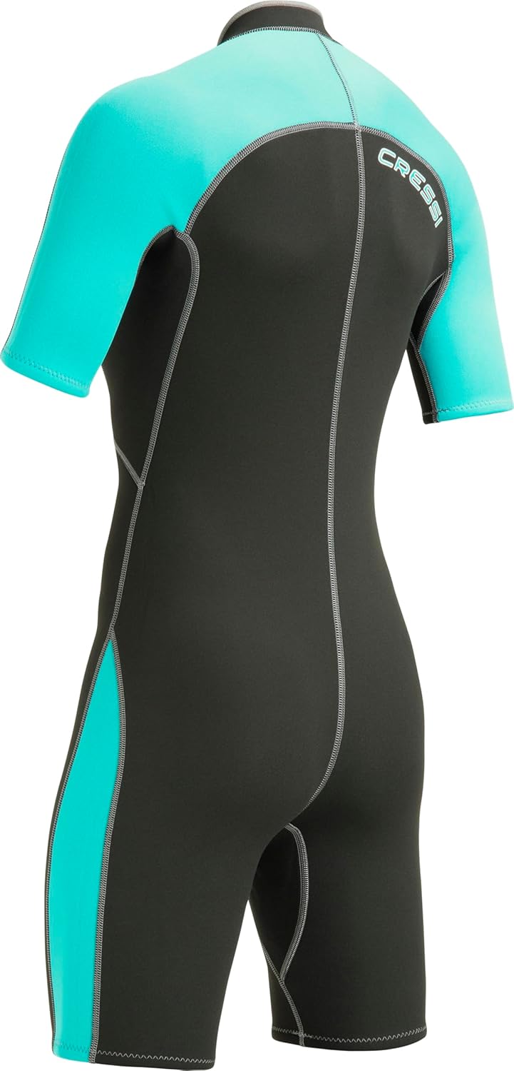 Cressi Lido Lady Shorty Wetsuit 2mm - Damen Neoprenanzug Shorty Neopren 2mm für alle Wassersportarte
