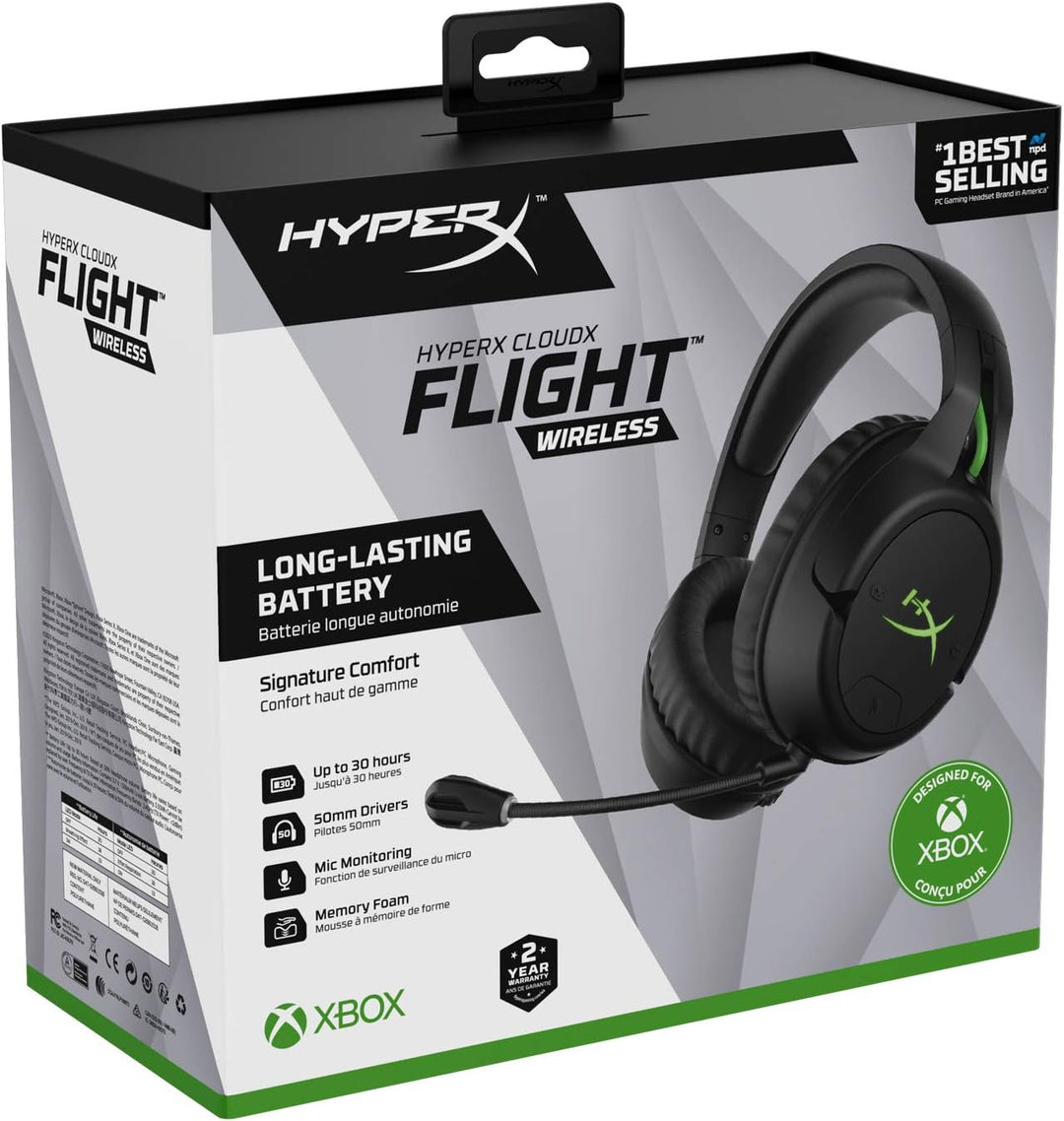 HyperX CloudX Flight für Xbox – Kabelgebundenes Gaming Kopfhörer, Schwarz