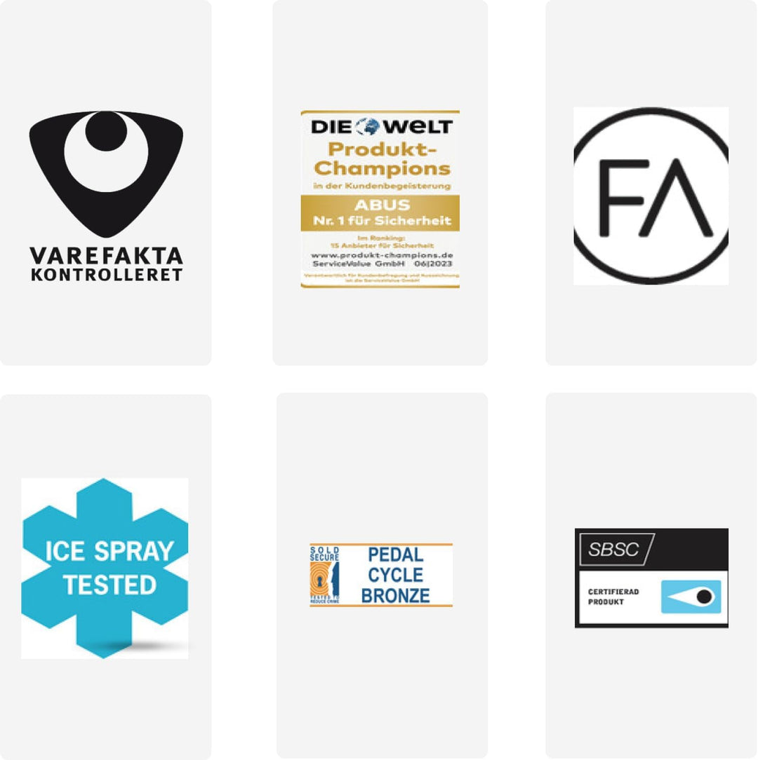 ABUS Faltschloss Bordo 6000K mit SH-Schlosshalter - Fahrradschloss mit XPlus Zylinder für hohen Mani