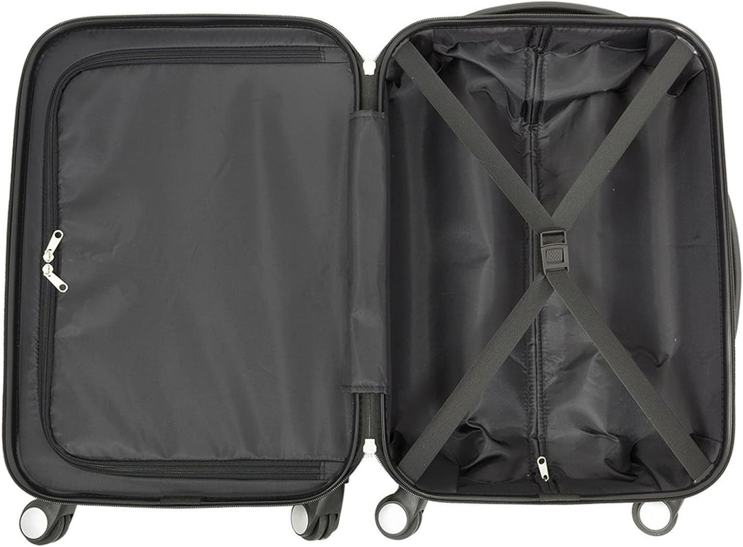 Bowatex Grosser 115 Li Reisekoffer, hübsche Flamingo Motiv Koffer mit Vogel 77 cm