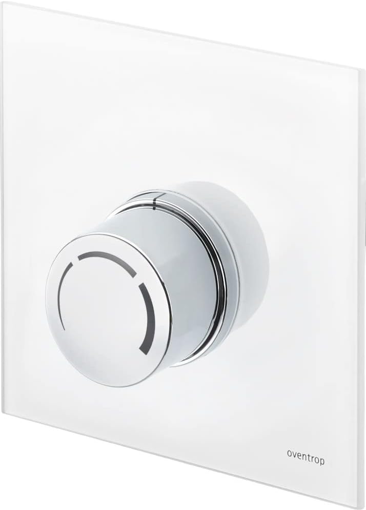 Oventrop Abdeckung Echtglas weiss für Unibox RTL vario