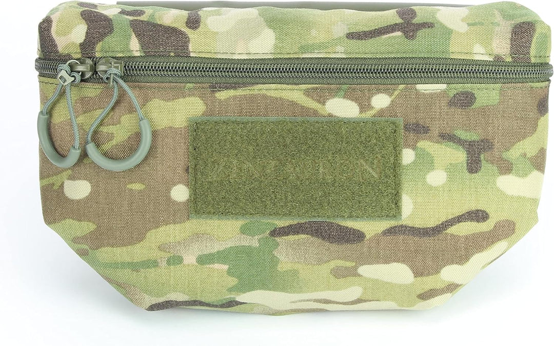 Zentauron Fronttasche für Plattenträger 20 x 15 x 5 cm I Volumen 2 L I Bauchtasche Militär aus hochw