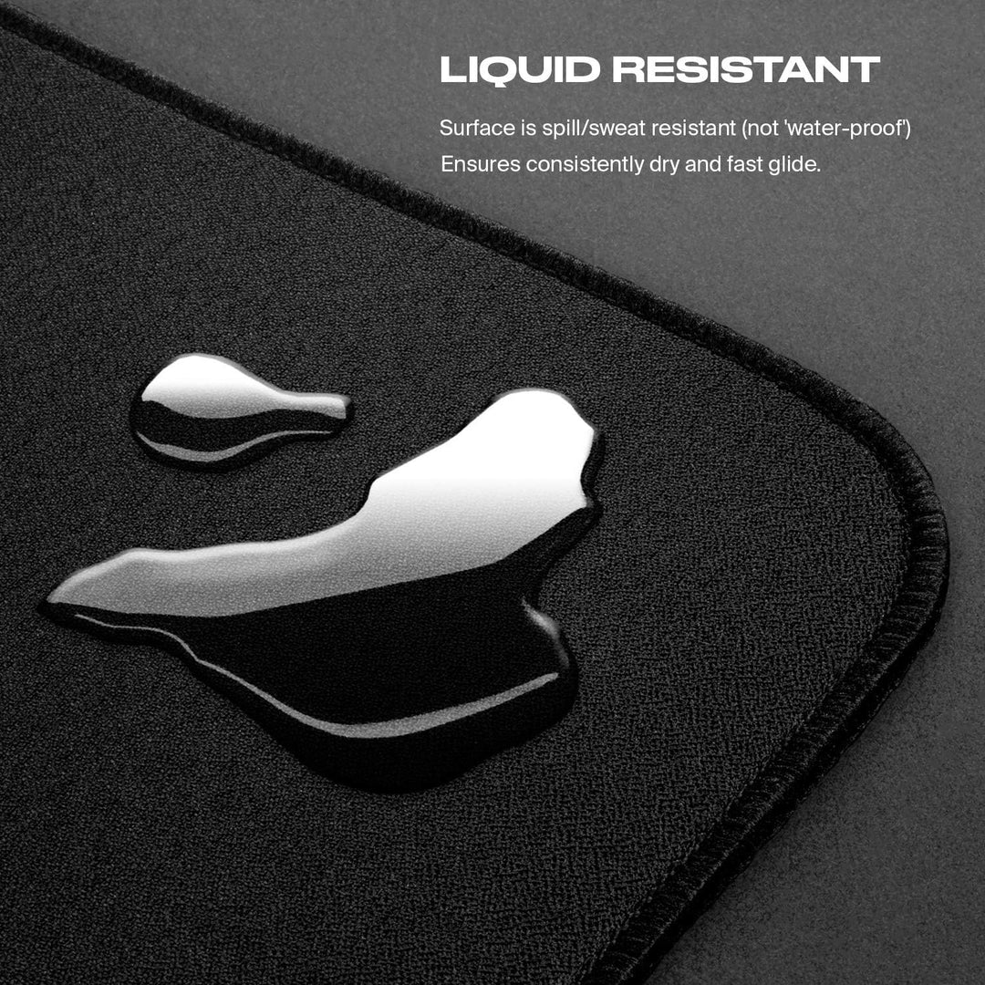 Fnatic Dash L Erweiterte Profi-Gaming-Mausmatte für E-Sports mit Genähten Rändern und Rutschfestem G